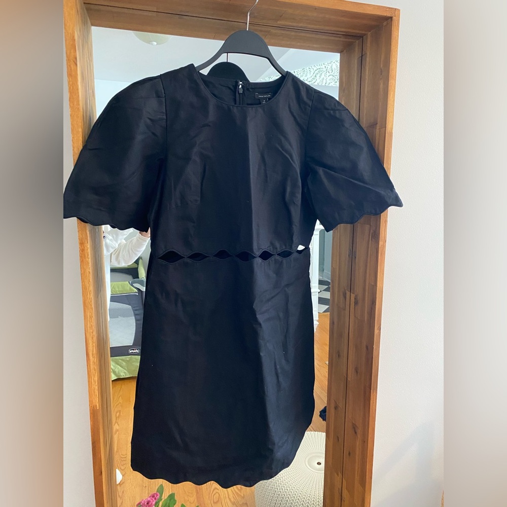 Ann Taylor Black Cutout Dress Size 6P - New with Tags